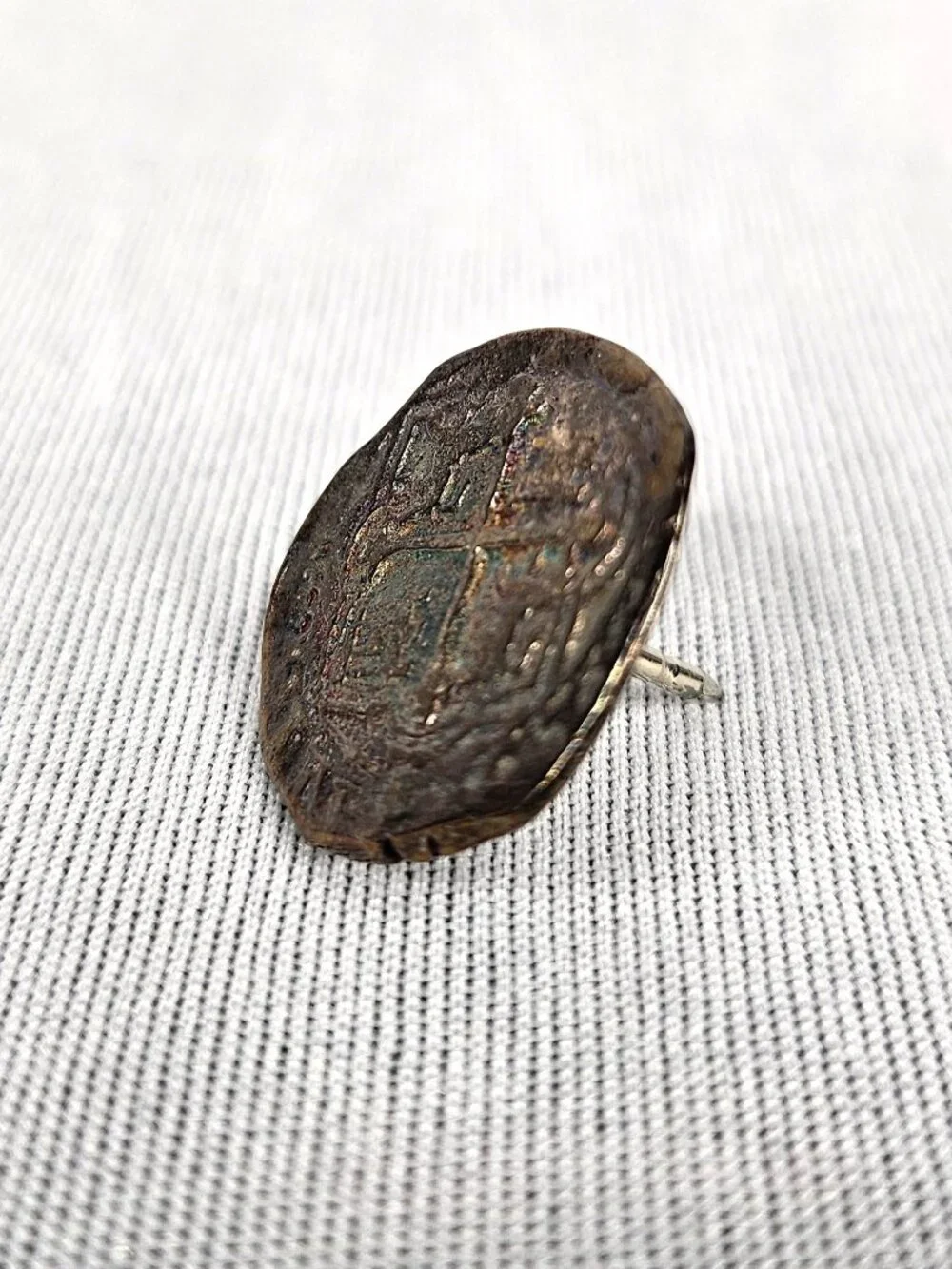 Vintage Atocha Shipwreck Silver Tie Tack | Mel Fisher Treasure Salvors COA